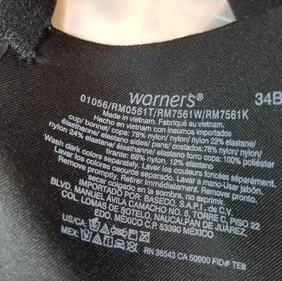 NWOT NWT WARNERS BLISSFUL BENEFITS WIRE FREE RM7561 LOT WITH PANTIES NWT - Picture 7 of 9